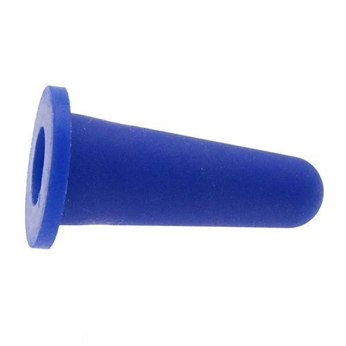 8mm x 14mm Silicone Cone (Tapered) Cap (Clear) 19.05mm Flange