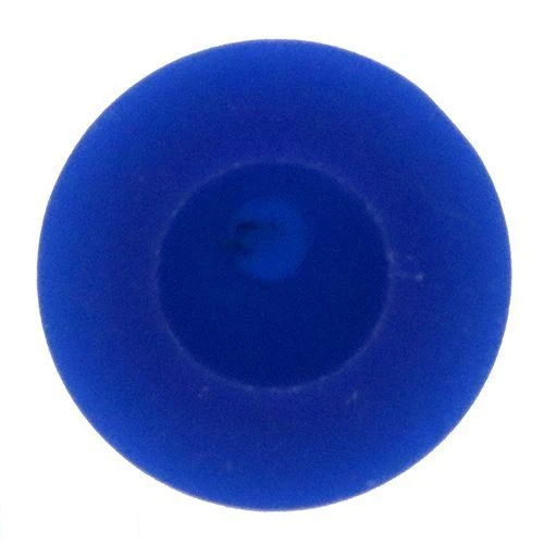 11.51mm x 17.5mm Silicone Cone (Tapered) Cap (Clear) 24.89mm Flange