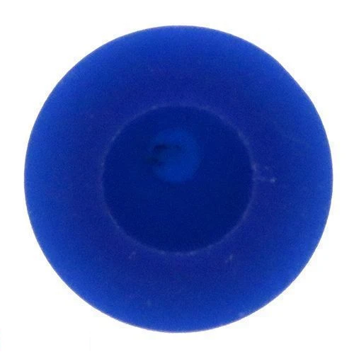13.51mm x 19.48mm Silicone Cone (Tapered) Cap (Clear) 27.94mm Flange