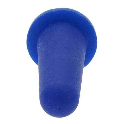 14.81mm x 20.8mm Silicone Cone (Tapered) Cap (Clear) 25.4mm Flange