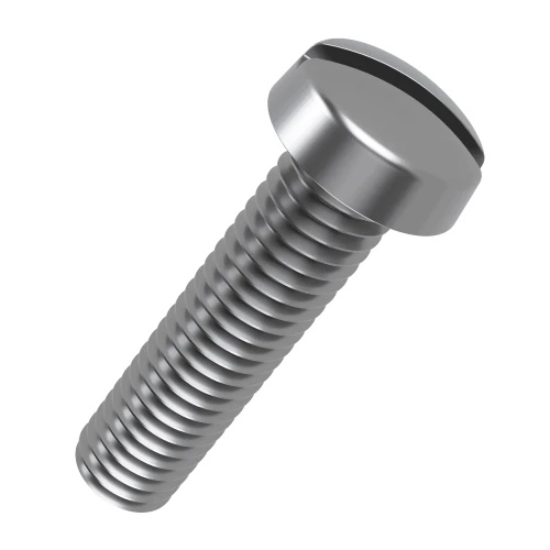 M10 x 45mm Slotted Cheese Head Screws DIN 84 A4 Stainless Steel