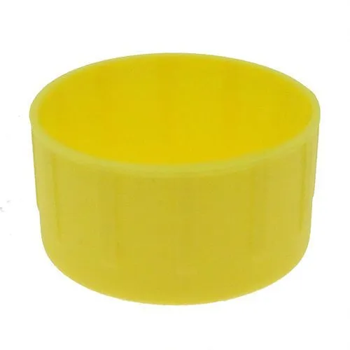 48.3mm x 30mm Pipe End Cap (Yellow) 2.5mm Wall | LDPE