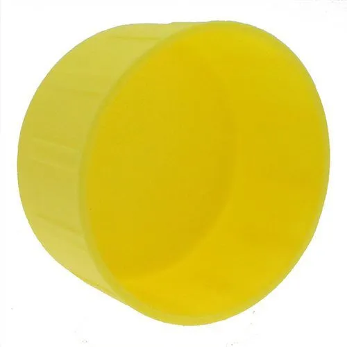 48.3mm Scaffold End Caps, 30mm Length, Yellow LDPE