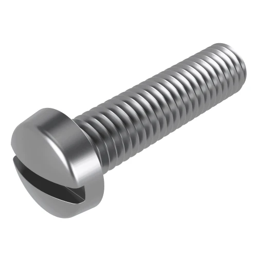 M2.5 x 12mm Cheese Head Slotted Screws DIN 84 | Vital Parts