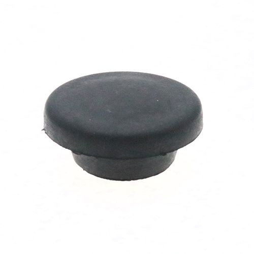 20mm Rubber Blanking Plug (Straight) - 0.8-2mm Panel | Black TPR