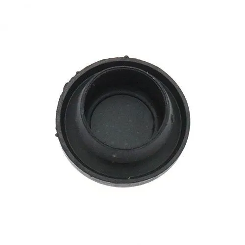 20mm Rubber Blanking Plug (Straight) - 0.8-2mm Panel | Black TPR