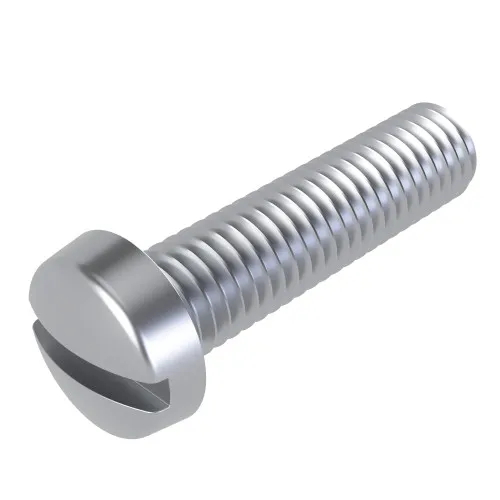 M4 x 14mm Slotted Cheese Head Screw DIN 84 - BZP | Vital Parts