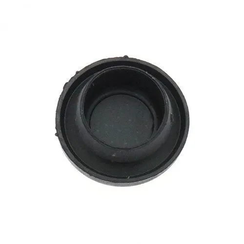 45mm Rubber Blanking Plug (Straight) - 0.8-2mm Panel | Black TPR