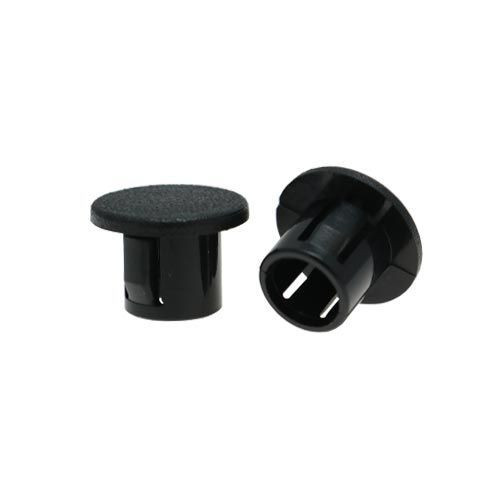 12.7mm Black Pry Out Blanking Plug (Panel Clip) 4.4mm Panel | Nylon