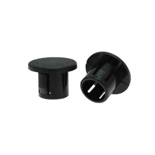 Pry Out  Plugs - 15.9mm  Hole Diameter - Black Nylon