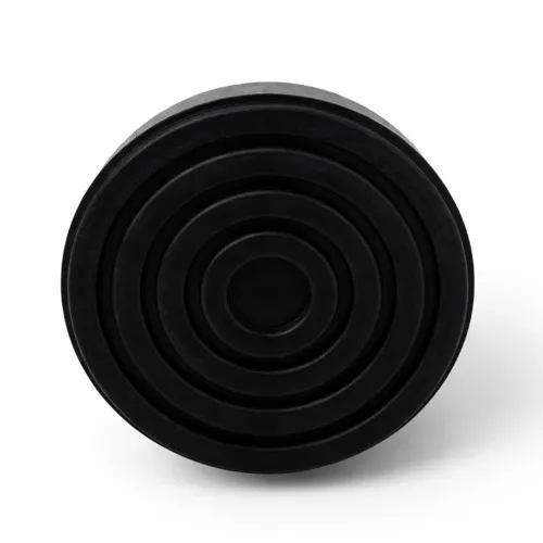 M10 x 38mm Round Rubber Foot - 35mm Base | Rubber & Steel