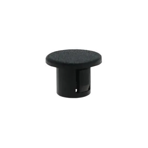 Pry Out  Plugs - 19mm  Hole Diameter - Black Nylon