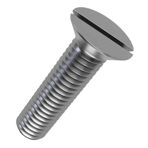 M4 x 100mm Slotted Countersunk Machine Screws DIN 963 | Vital Parts