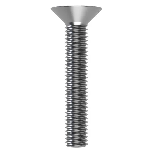 M6 x 55mm Slotted Countersunk Screw (DIN 963) | A2 Stainless Steel