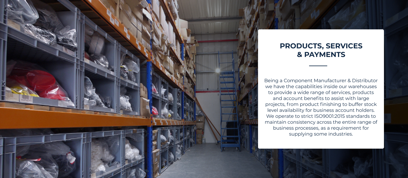 Products in warehouse