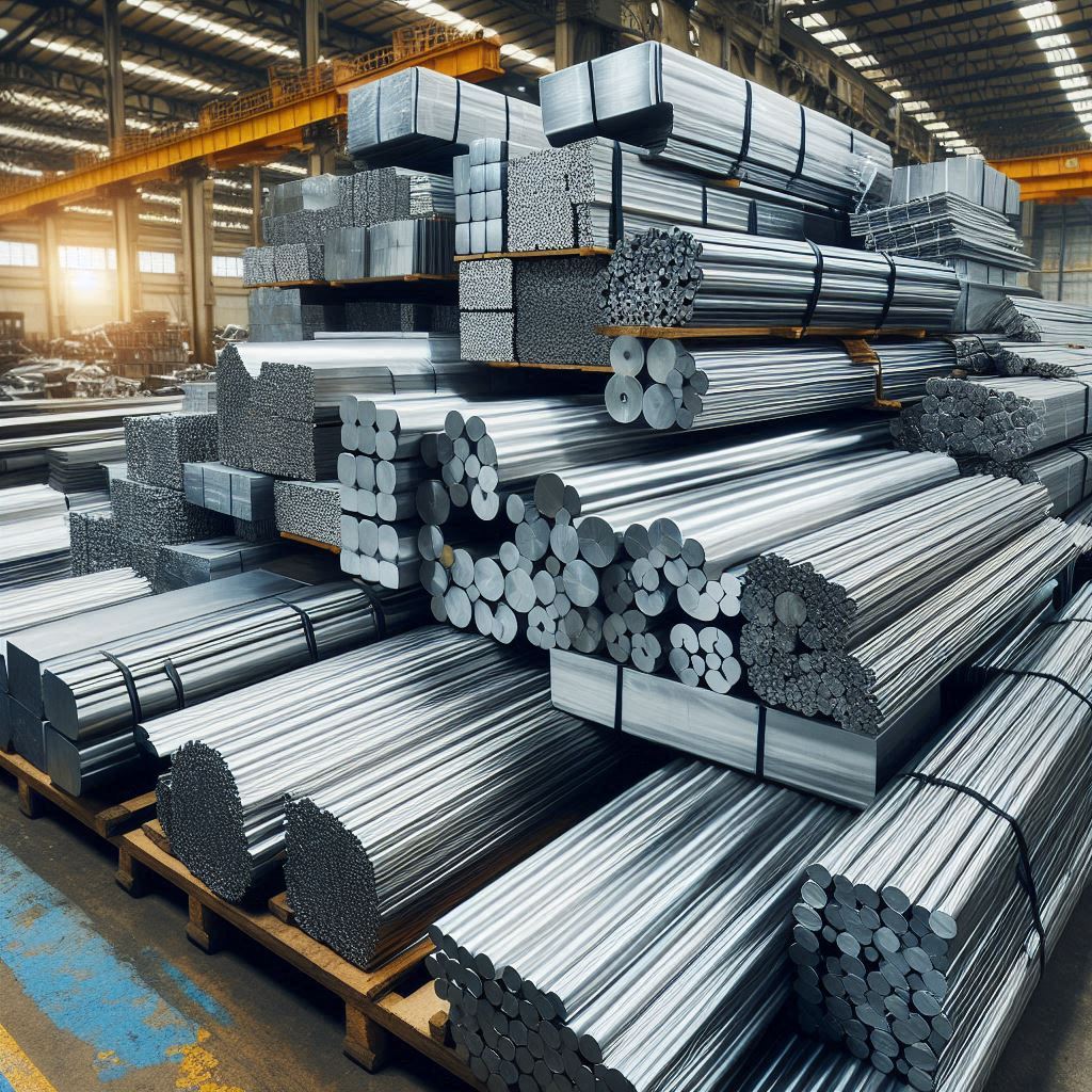 Stainless Steel in a warehouse