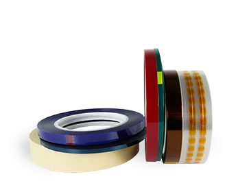 High-temperature masking tapes