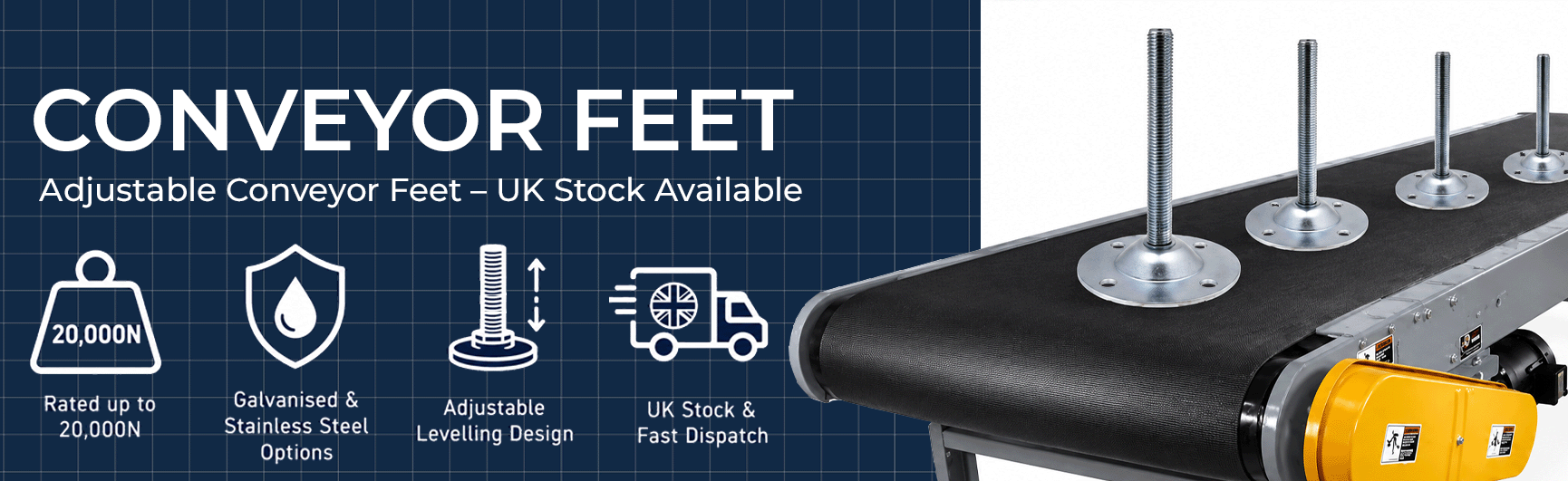Conveyor Feet Guide: Types, Materials & Installation 